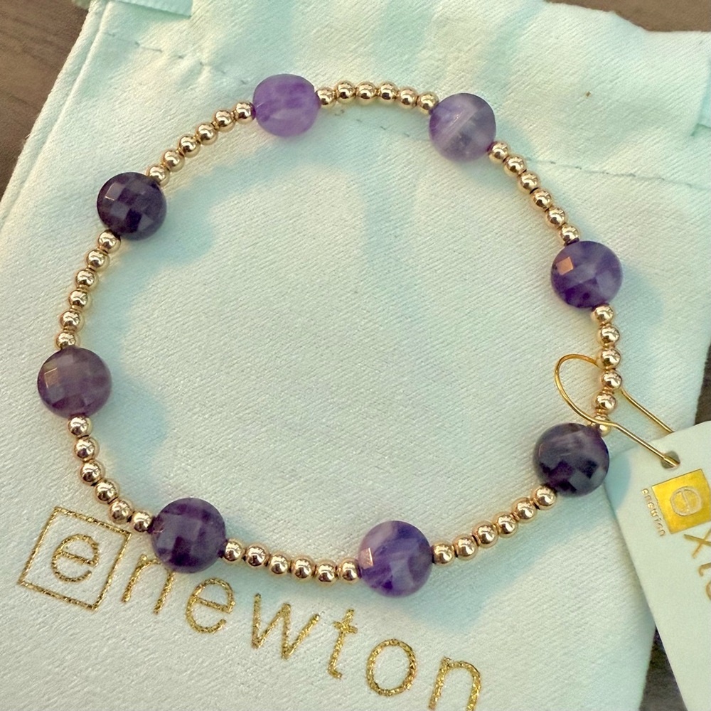 NEW Enewton Extends Amethyst and 14k gold filled bracelet 💜